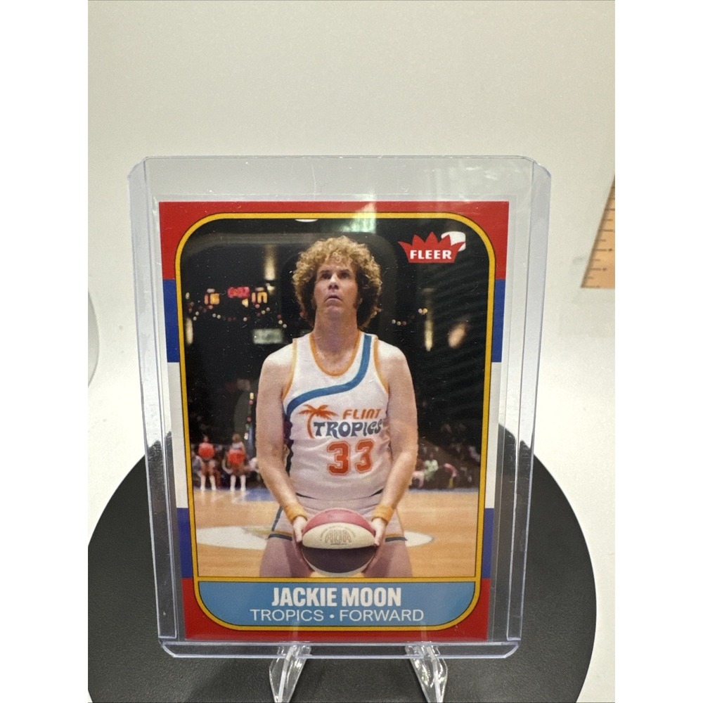 Jackie Moon - Flint Tropics - Basketball (Will Farrel) Custom Card